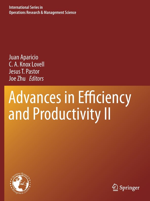 Front cover_Advances in Efficiency and Productivity II