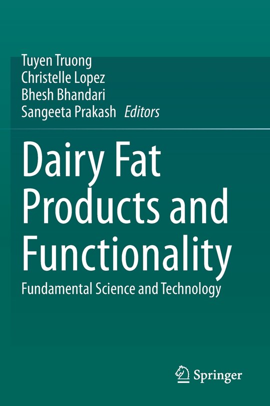 Couverture_Dairy Fat Products And Functionality