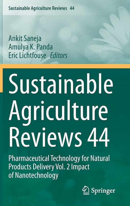 Front cover_Sustainable Agriculture Reviews 44