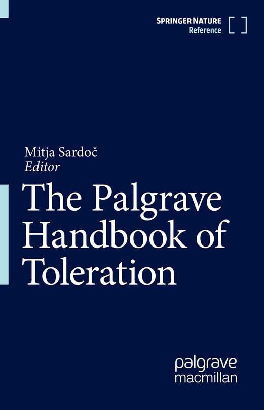 Front cover_The Palgrave Handbook of Toleration