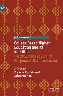 Couverture_College Based Higher Education And Its Identities