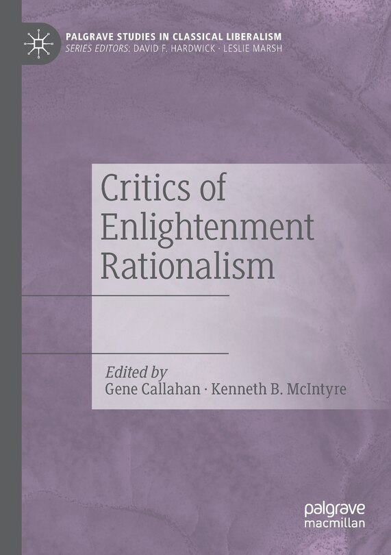 Front cover_Critics Of Enlightenment Rationalism