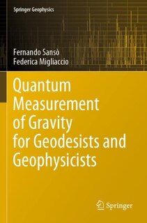 Couverture_Quantum Measurement of Gravity for Geodesists and Geophysicists
