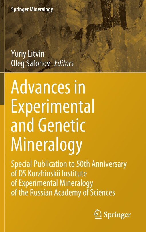 Couverture_Advances in Experimental and Genetic Mineralogy
