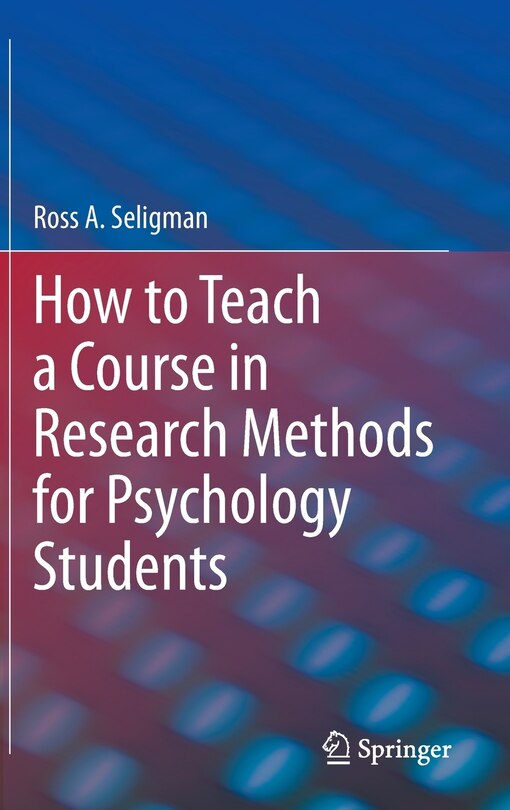 Front cover_How To Teach A Course In Research Methods For Psychology Students