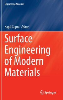 Couverture_Surface Engineering Of Modern Materials