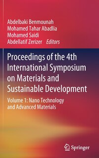 Couverture_Proceedings Of The 4th International Symposium On Materials And Sustainable Development