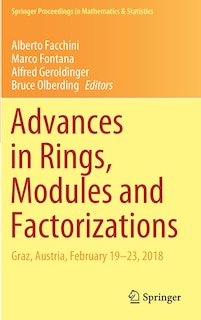 Front cover_Advances In Rings, Modules And Factorizations