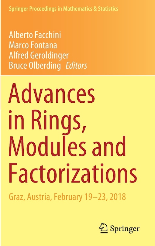 Front cover_Advances In Rings, Modules And Factorizations