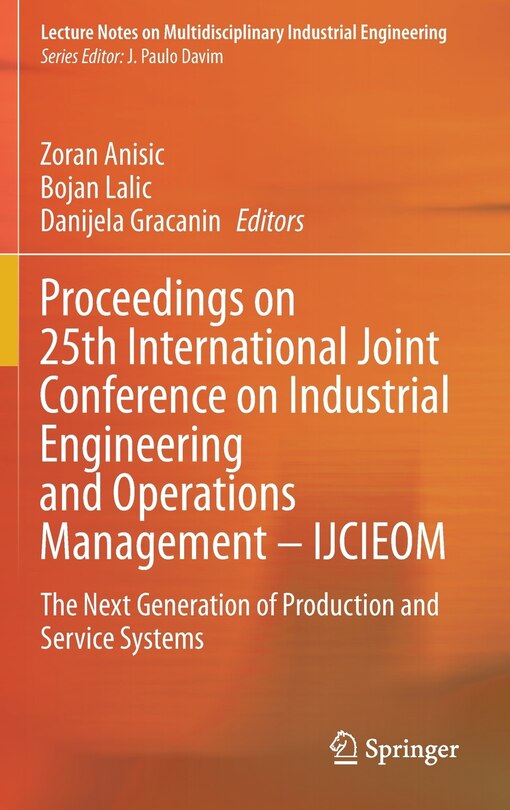 Front cover_Proceedings On 25th International Joint Conference On Industrial Engineering And Operations Management - Ijcieom