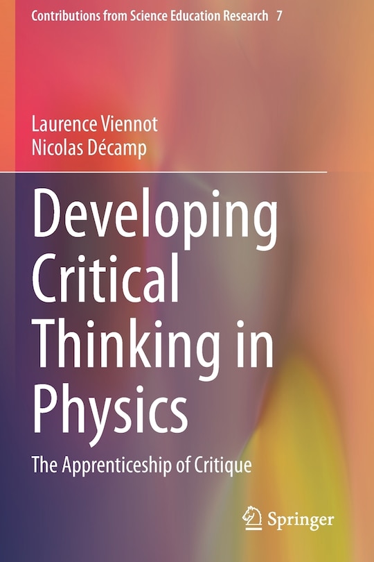 Couverture_Developing Critical Thinking In Physics