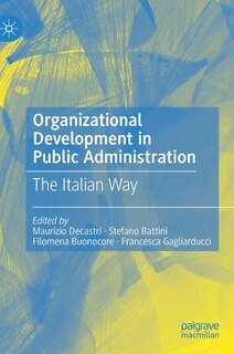 Front cover_Organizational Development In Public Administration