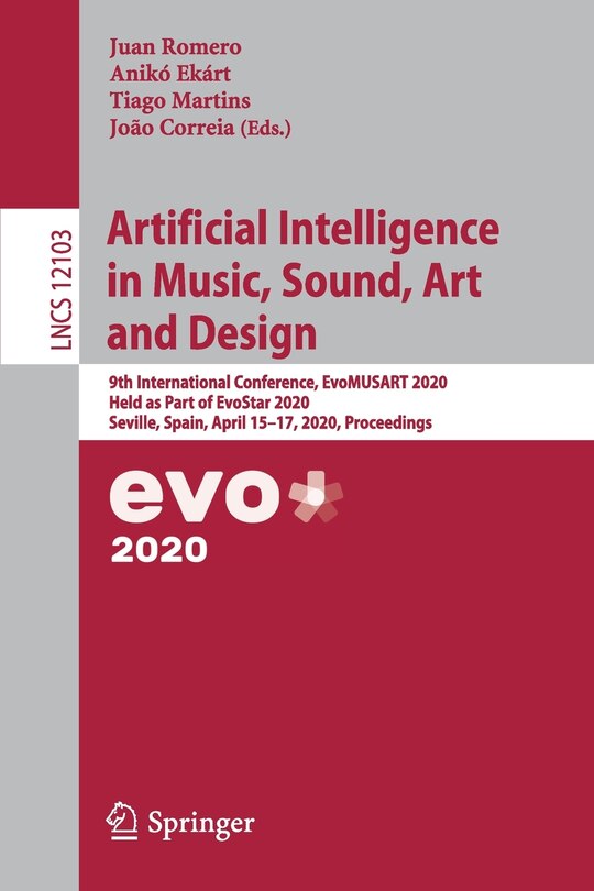Front cover_Artificial Intelligence in Music, Sound, Art and Design