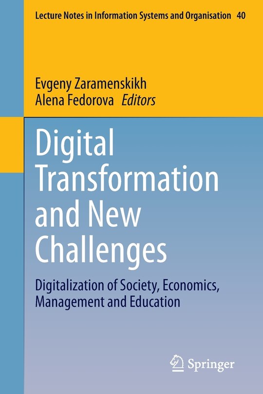 Front cover_Digital Transformation And New Challenges
