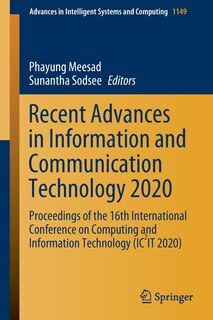 Front cover_Recent Advances in Information and Communication Technology 2020