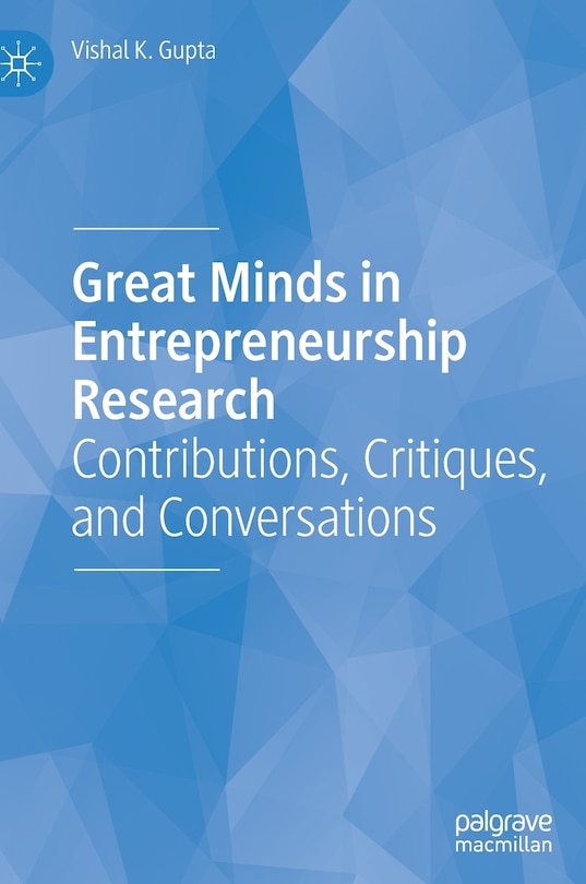 Couverture_Great Minds In Entrepreneurship Research