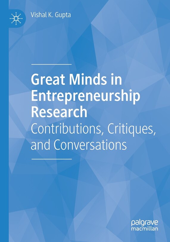 Couverture_Great Minds In Entrepreneurship Research