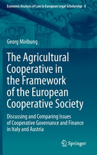 Front cover_The Agricultural Cooperative In The Framework Of The European Cooperative Society