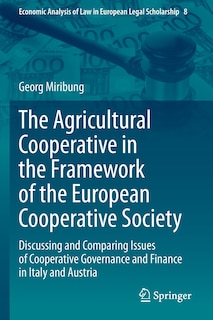 Front cover_The Agricultural Cooperative in the Framework of the European Cooperative Society