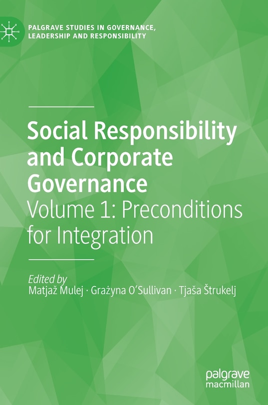 Front cover_Social Responsibility And Corporate Governance
