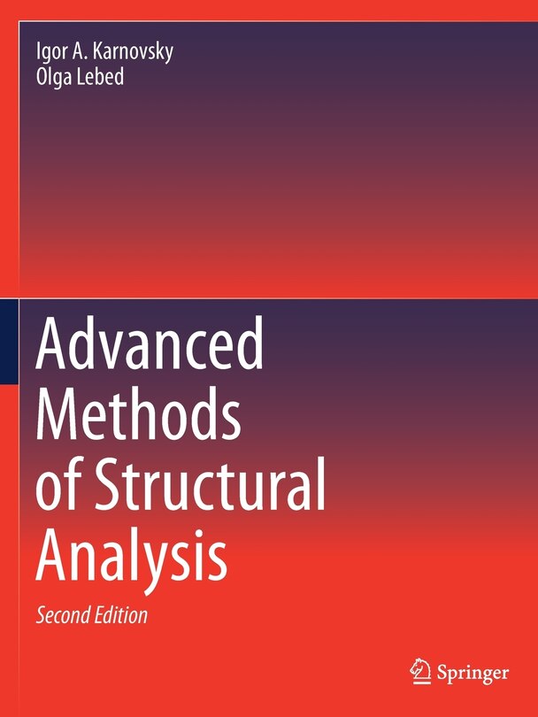 Couverture_Advanced Methods of Structural Analysis