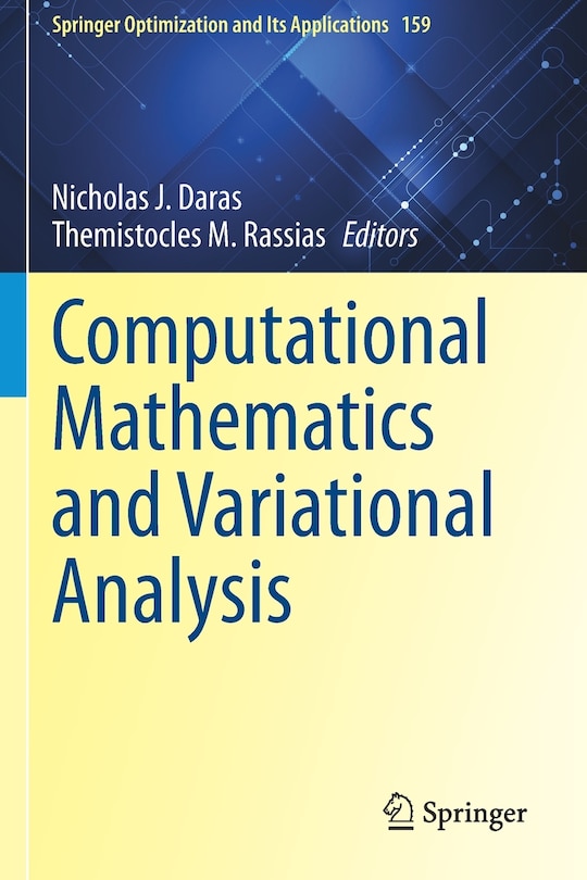 Front cover_Computational Mathematics And Variational Analysis
