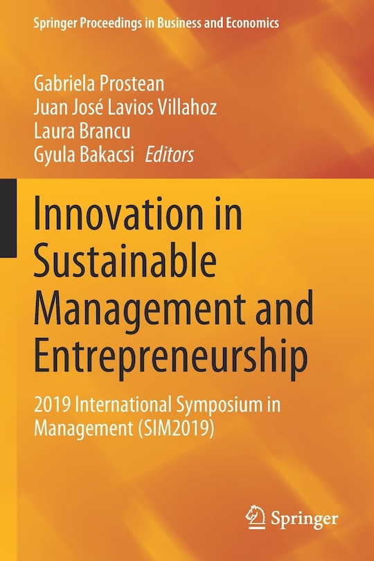 Couverture_Innovation In Sustainable Management And Entrepreneurship
