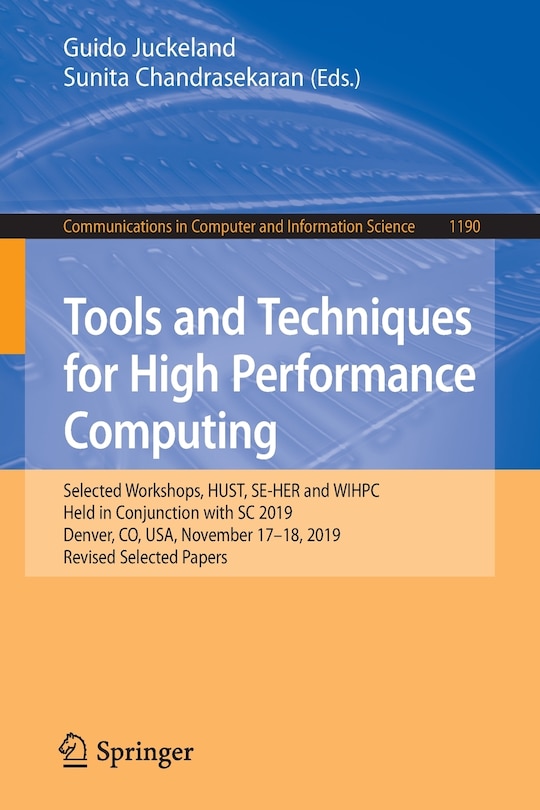 Couverture_Tools and Techniques for High Performance Computing