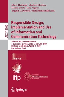 Couverture_Responsible Design, Implementation and Use of Information and Communication Technology
