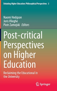 Couverture_Post-critical Perspectives On Higher Education