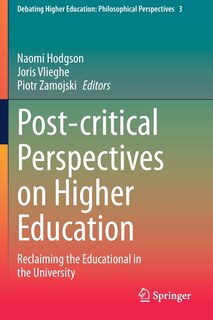 Couverture_Post-critical Perspectives On Higher Education