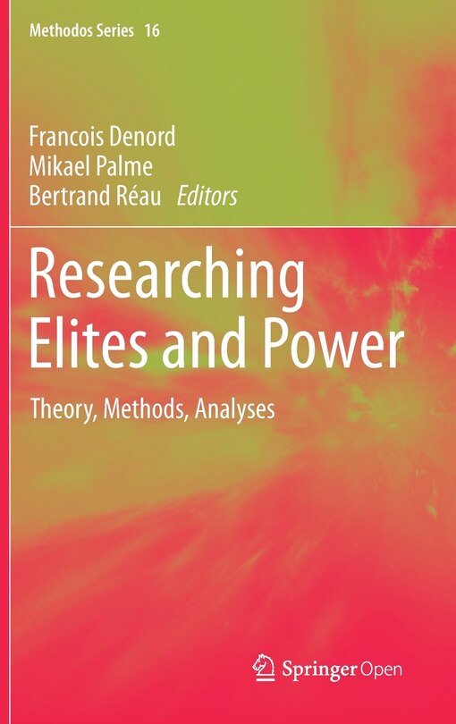 Couverture_Researching Elites And Power