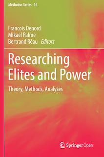 Couverture_Researching Elites And Power