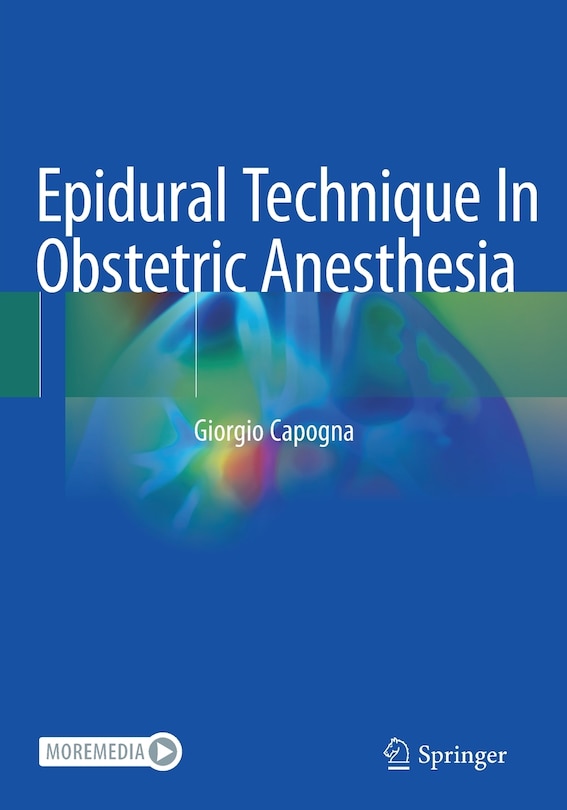 Front cover_Epidural Technique In Obstetric Anesthesia