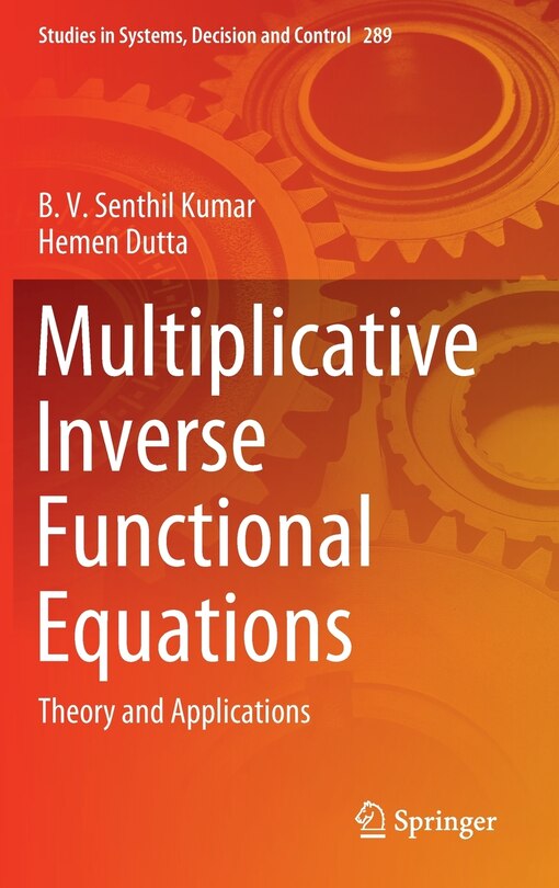 Front cover_Multiplicative Inverse Functional Equations