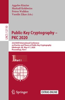 Front cover_Public-Key Cryptography - PKC 2020