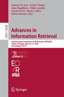 Front cover_Advances in Information Retrieval