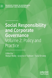 Front cover_Social Responsibility And Corporate Governance