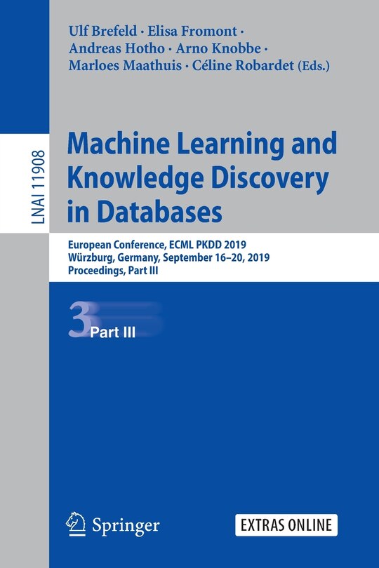 Front cover_Machine Learning And Knowledge Discovery In Databases