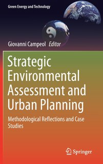 Front cover_Strategic Environmental Assessment And Urban Planning