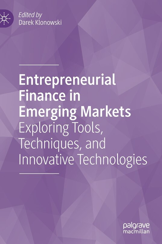 Front cover_Entrepreneurial Finance In Emerging Markets