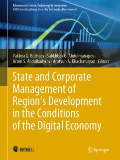 Front cover_State And Corporate Management Of Region's Development In The Conditions Of The Digital Economy