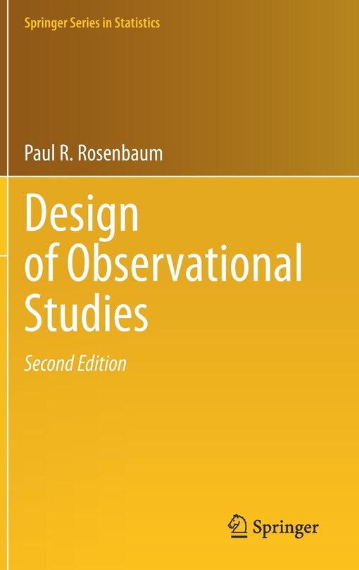 Front cover_Design Of Observational Studies