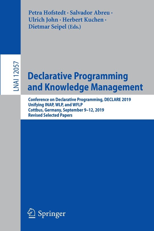 Front cover_Declarative Programming and Knowledge Management