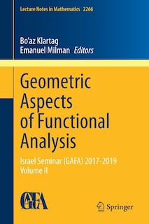 Front cover_Geometric Aspects Of Functional Analysis