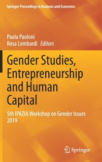 Front cover_Gender Studies, Entrepreneurship And Human Capital