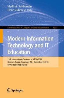 Front cover_Modern Information Technology and IT Education