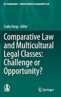 Front cover_Comparative Law And Multicultural Legal Classes