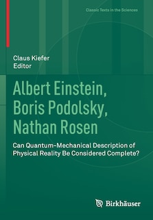 Front cover_Albert Einstein, Boris Podolsky, Nathan Rosen