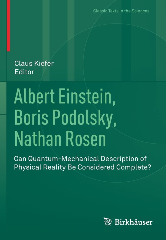Front cover_Albert Einstein, Boris Podolsky, Nathan Rosen